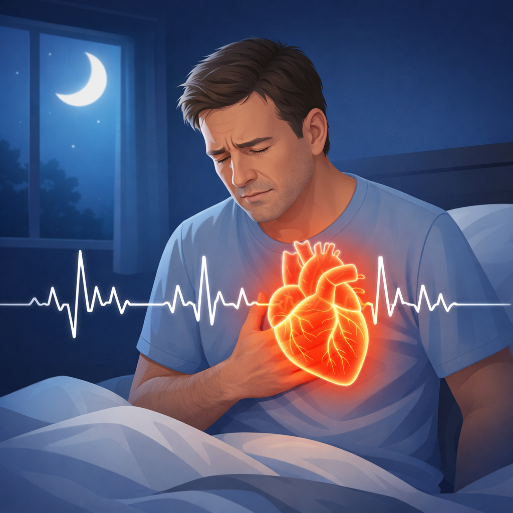 Night-Time Chest Pain: Could It Be Your Heart?